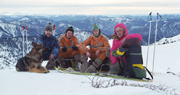 приключение на лыжах с турклубом АТО на Алтае